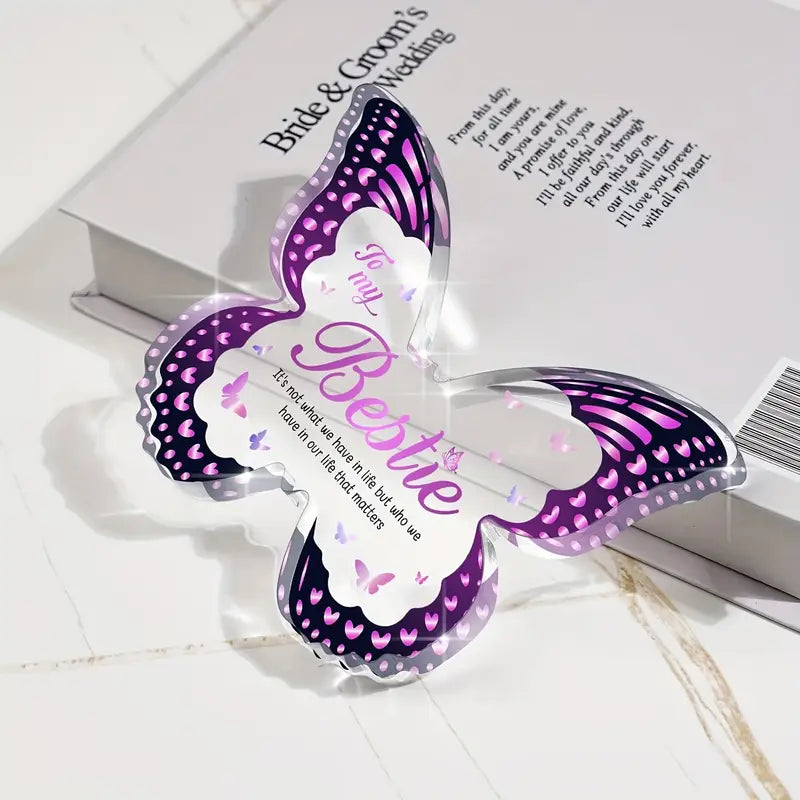 To My Bestie Acrylic Plaque - Gift For Friend