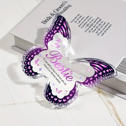 To My Bestie Acrylic Plaque - Gift For Friend