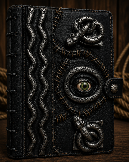 Personalized Hocus Pocus Magic Witch Leather Journal