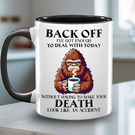 Funny Bigfoot Coffee Accent Mug