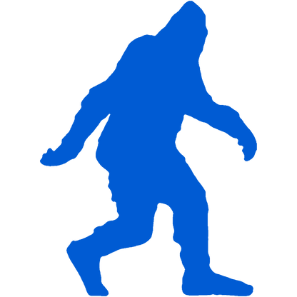 Bigfoot stroller, Sasquatch, Yeti, Walking Stickers