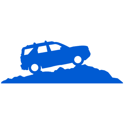 Windshield on Hill Sticker