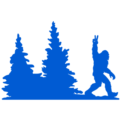 Bigfoot Windshield Sticker