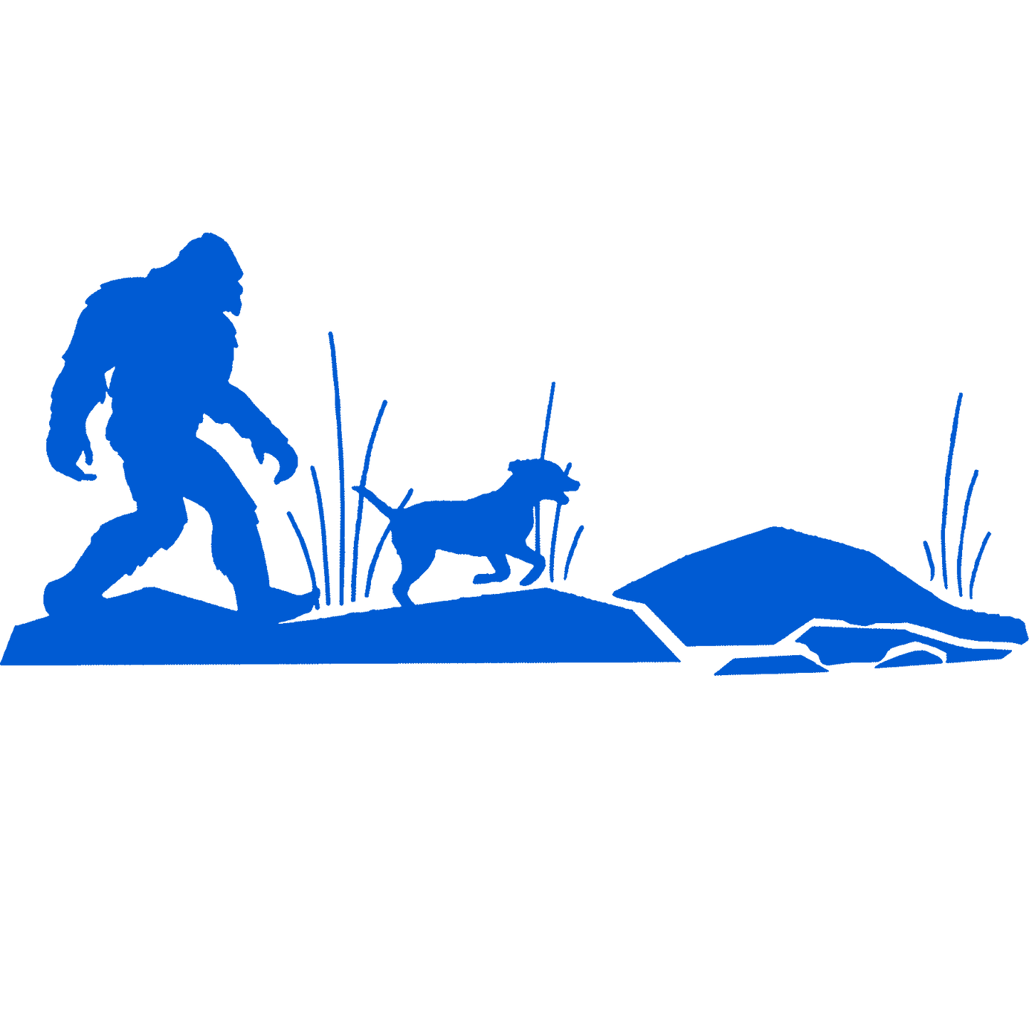 Sasquatch's Best Friend Stickers