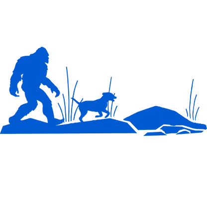Sasquatch's Best Friend Stickers