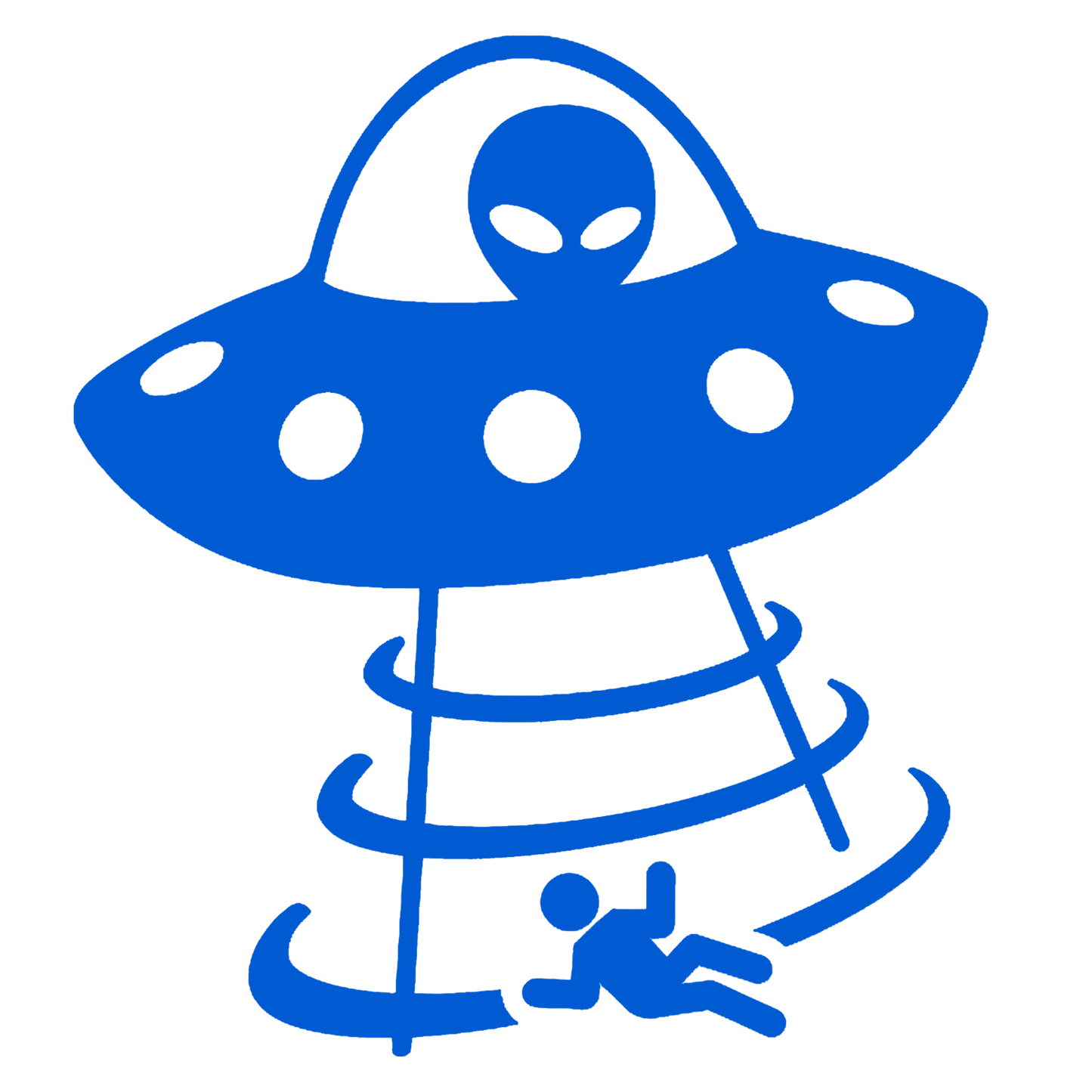 UFO & Alien Abduction Sticker