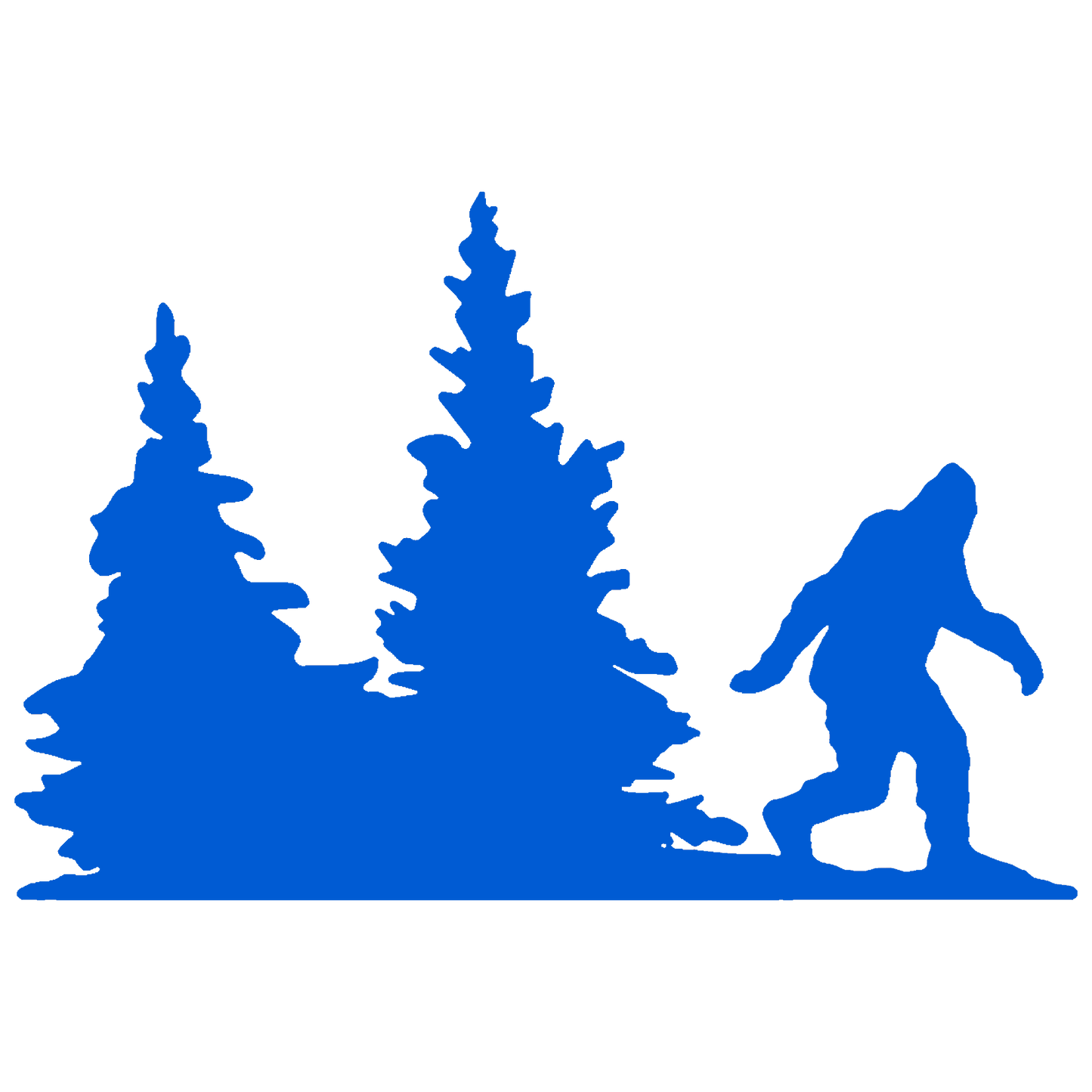 Bigfoot Windshield Sticker