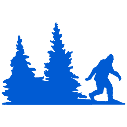 Bigfoot Windshield Sticker