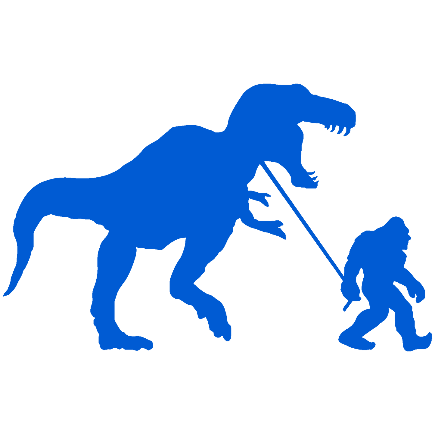 Dino Walker Bigfoot Sticker