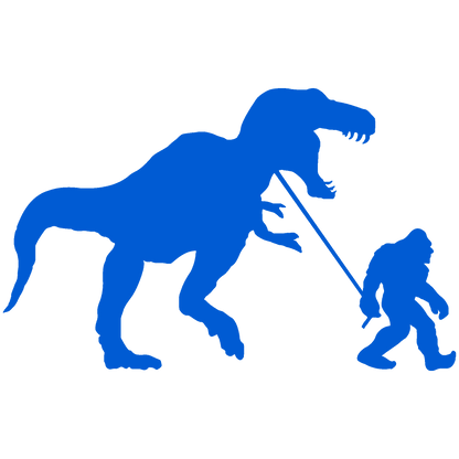 Dino Walker Bigfoot Sticker