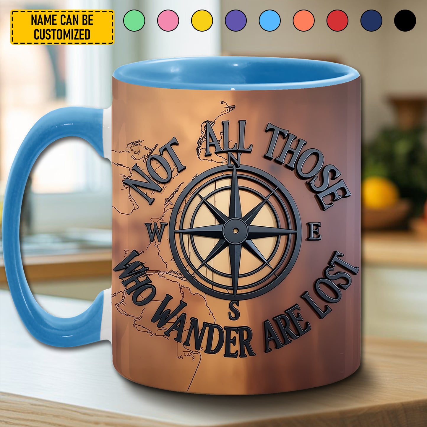 Wanderer’s Soul – Personalized Accent Mug