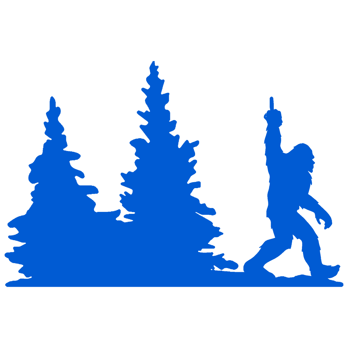 Bigfoot Windshield Sticker