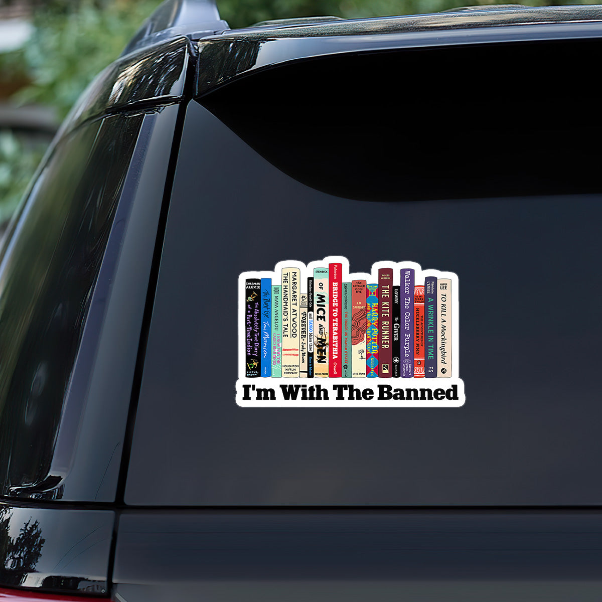 I'm With The Banned - Personalized Book Sticker