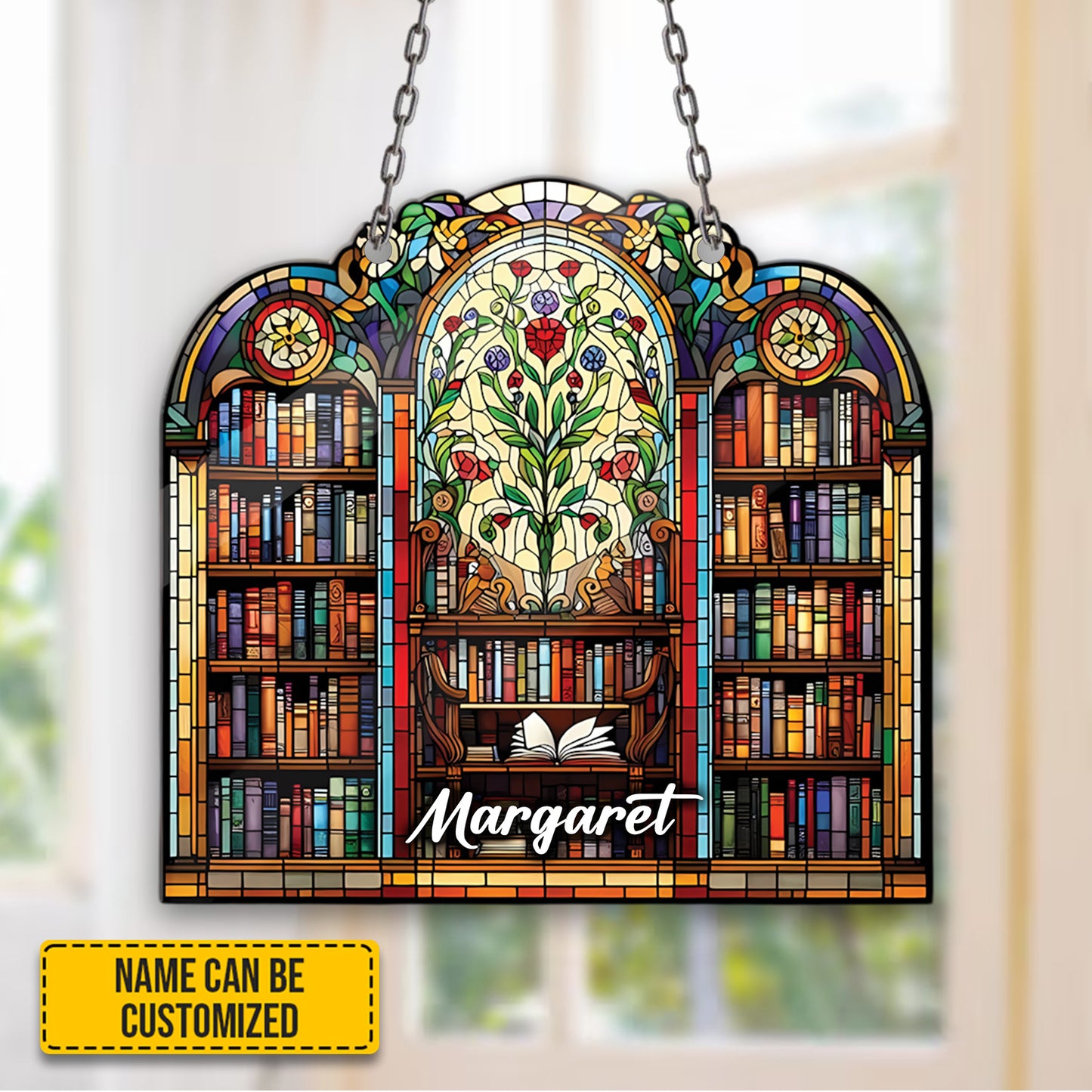 Book Acrylic Window Hangings - Decor Home