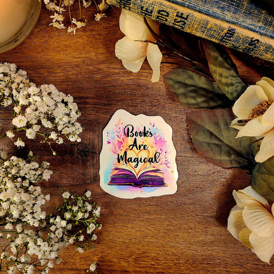 Book Are Magical Sticker Decal