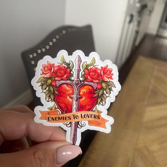 Book Enemies Sticker Decal