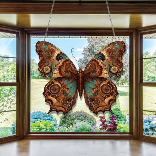 Butterfly Vintage Acrylic Window Hanging, Window Hangings Home Decoration, Gift For Butterfly Lover’s, Gitf For Garden, Home Decor