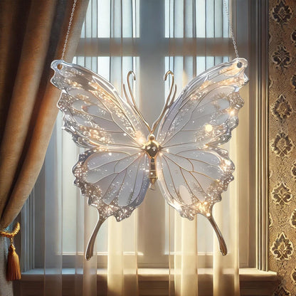 Beautiful Butterfly - Personalized Butterfly Acrylic Window Hanging