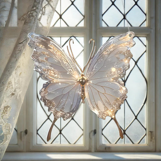 Beautiful Butterfly - Personalized Butterfly Acrylic Window Hanging
