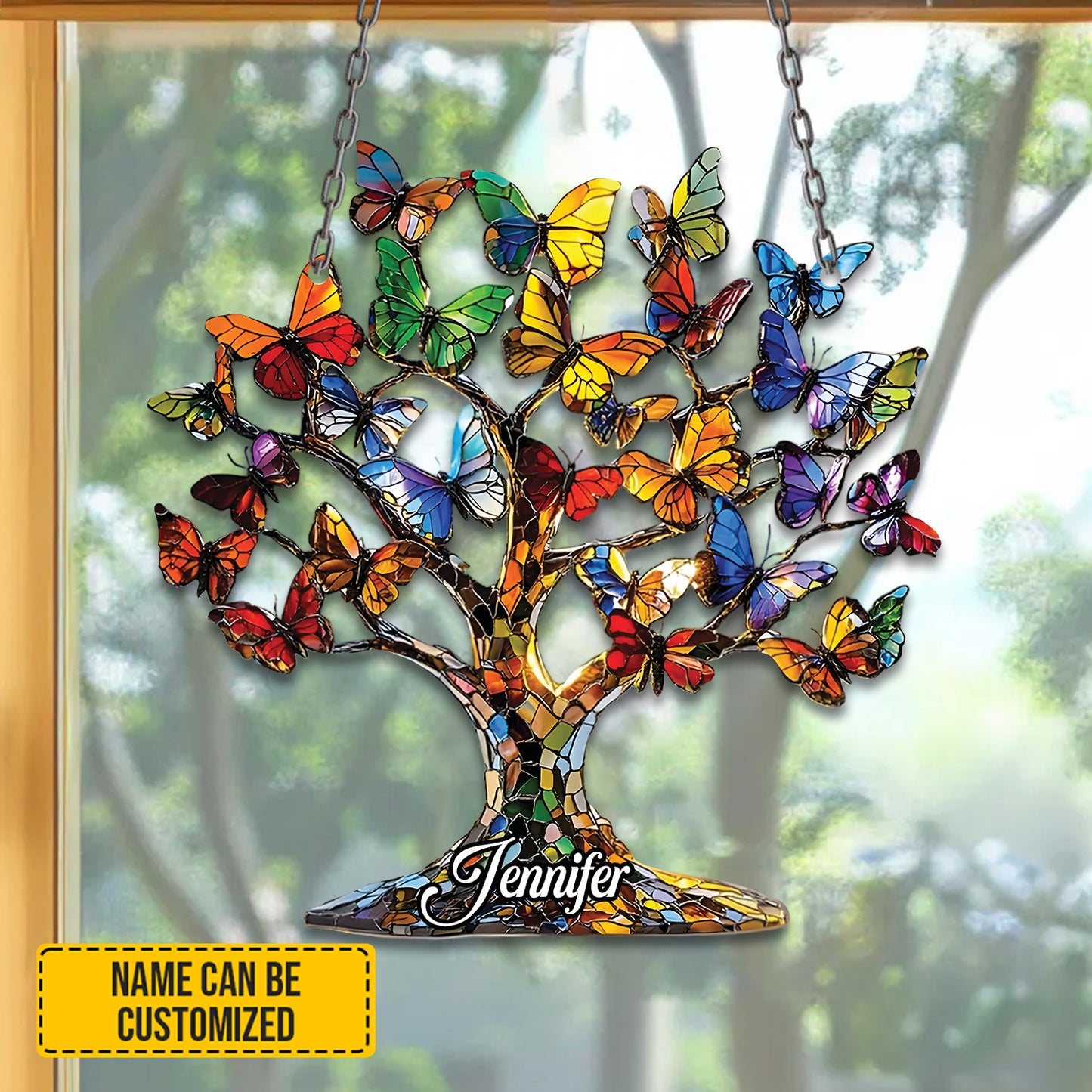 Butterfly Arcylic Window Hangings - Decor Home