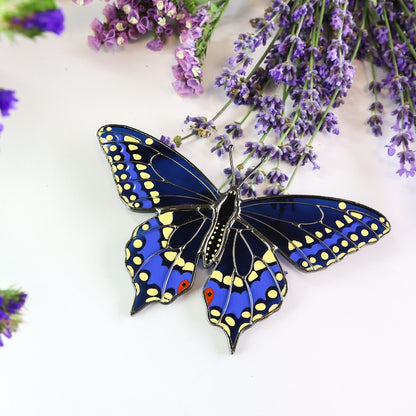 Blue Butterfly Arcylic Window Hangings - Decor Home