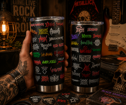 Rock Lovers - Classic Rock Legends Tumbler Version 4