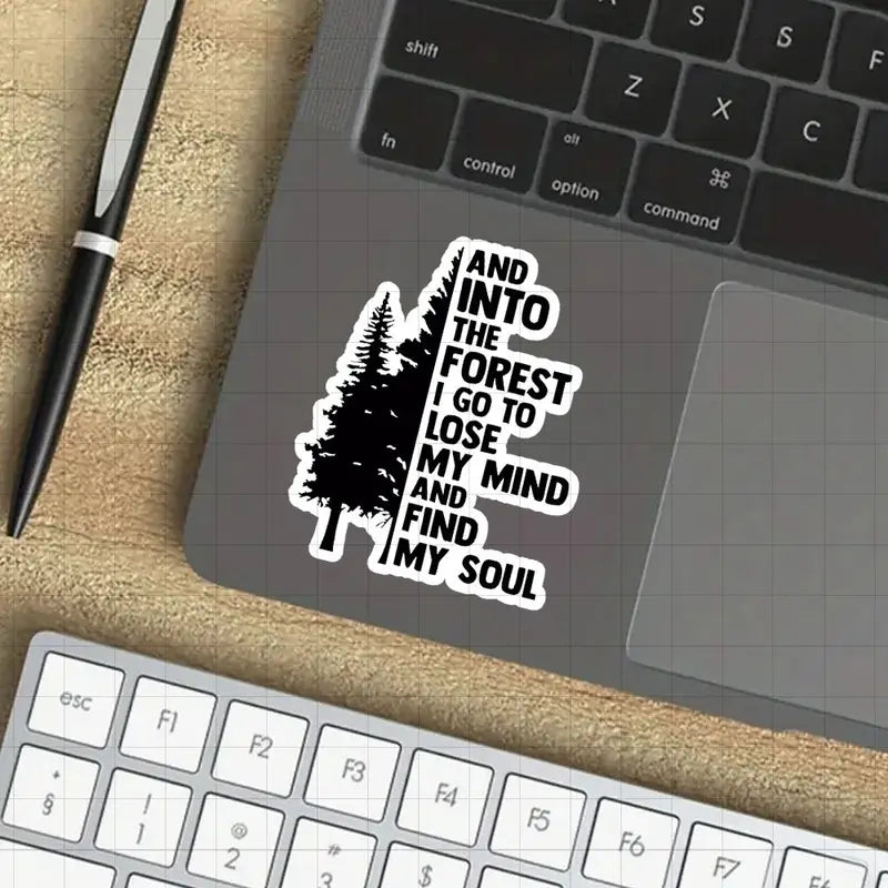 "Into the Forest I Go" Sticker