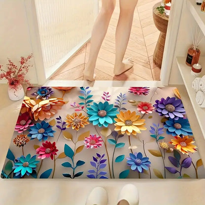 Beautiful Flowers - Flower Doormat