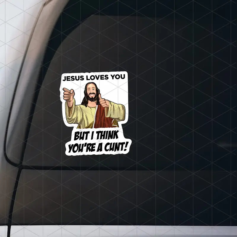 Jesus Loves You - Jesus Sticker