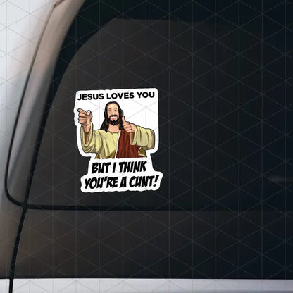 Jesus Loves You - Jesus Sticker