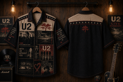 U2 Hawaiian Shirt - Vintage Music Fan Gift