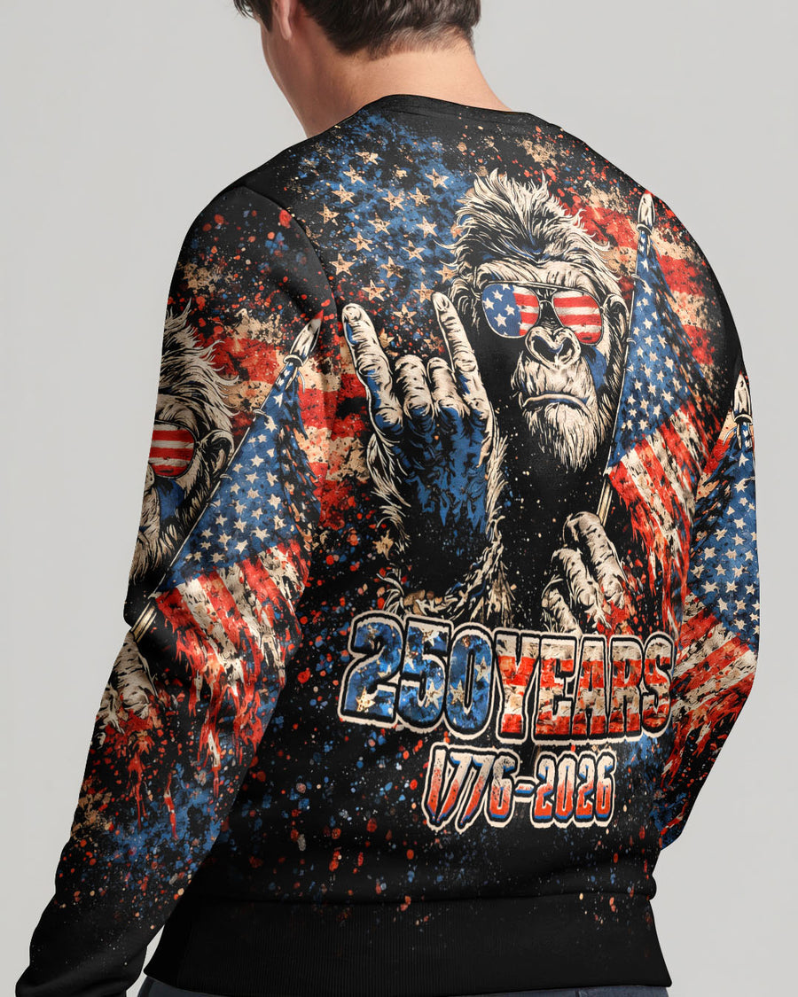 BIGFOOT GRUNGE STARS AND STRIPES ALL OVER PRINT SHIRT