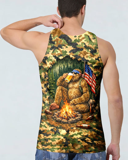 BIGFOOT CAMPFIRE CAMOUFLAGE ALL OVER PRINT SHIRT