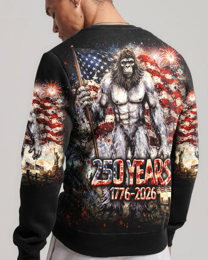 BIGFOOT FIREWORK STARS AND STRIPES ALL OVER PRINT SHIRT