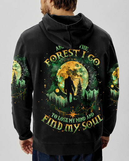AND INTO THE FOREST I GO BIGFOOT ALL OVER PRINT