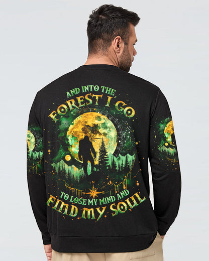 AND INTO THE FOREST I GO BIGFOOT ALL OVER PRINT