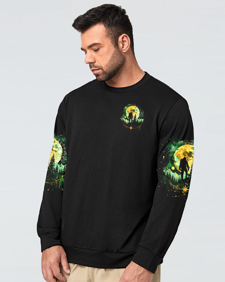 AND INTO THE FOREST I GO BIGFOOT ALL OVER PRINT