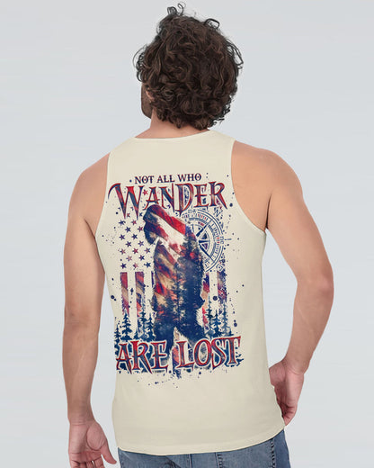 NOT ALL WHO WANDER ARE LOST BIGFOOT ALL OVER PRINT