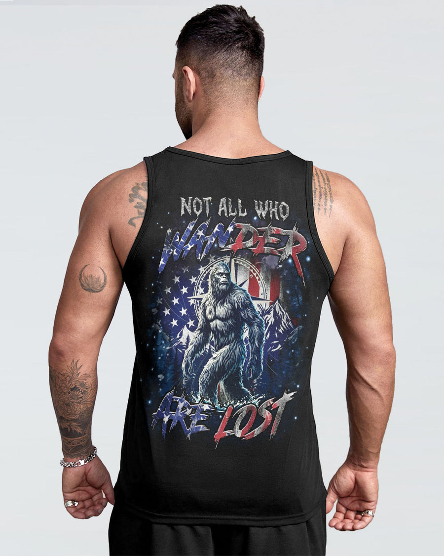 NOT ALL WHO WANDER ARE LOST BIGFOOT ALL OVER PRINT SHIRT