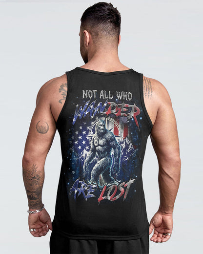 NOT ALL WHO WANDER ARE LOST BIGFOOT ALL OVER PRINT SHIRT