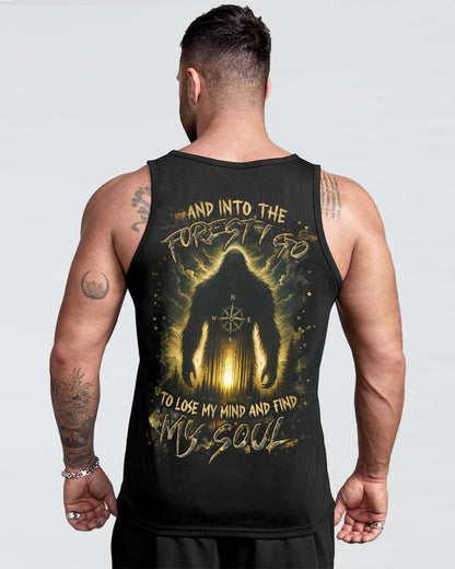 AND INTO THE FOREST I GO BIGFOOT ALL OVER PRINT