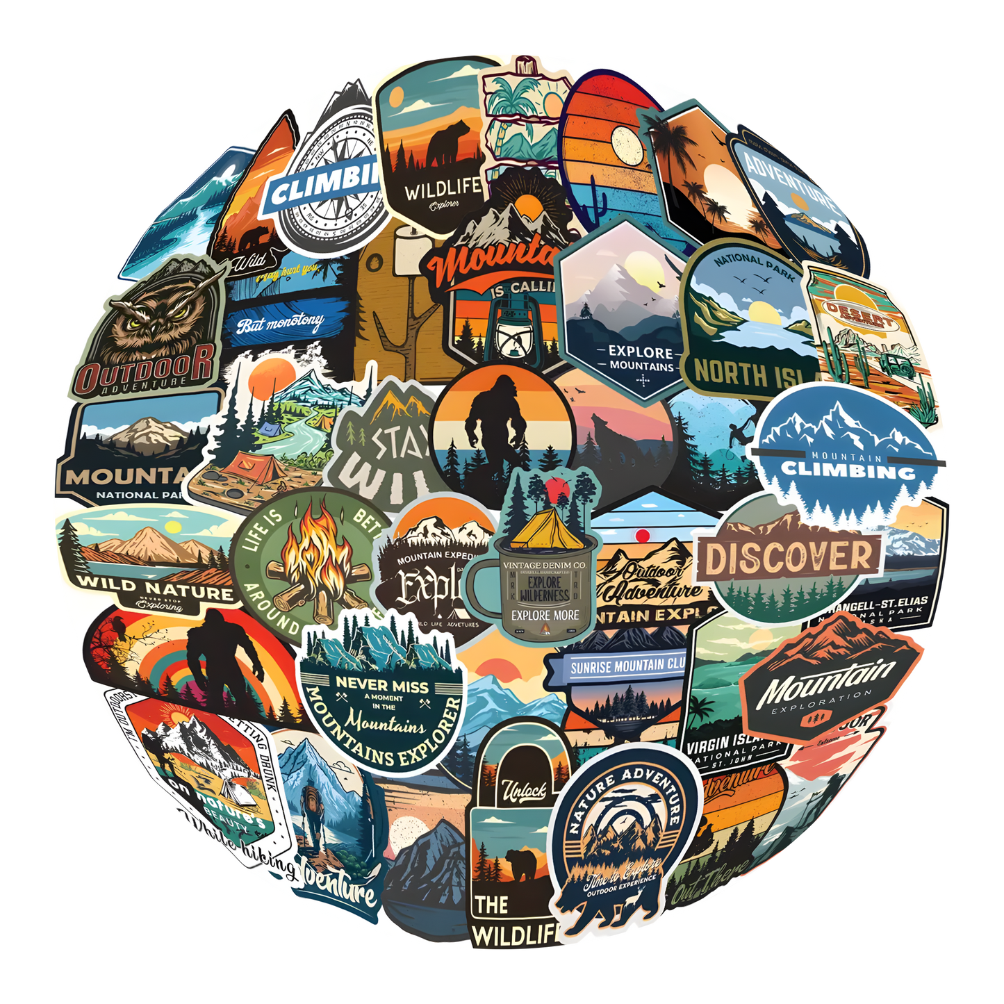 Vintage Camping Outdoor Adventure Car Coaster