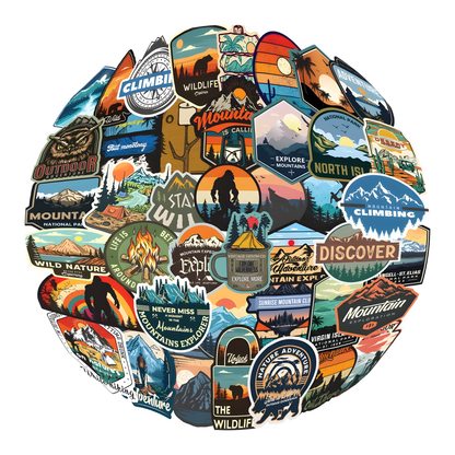 Vintage Camping Outdoor Adventure Car Coaster