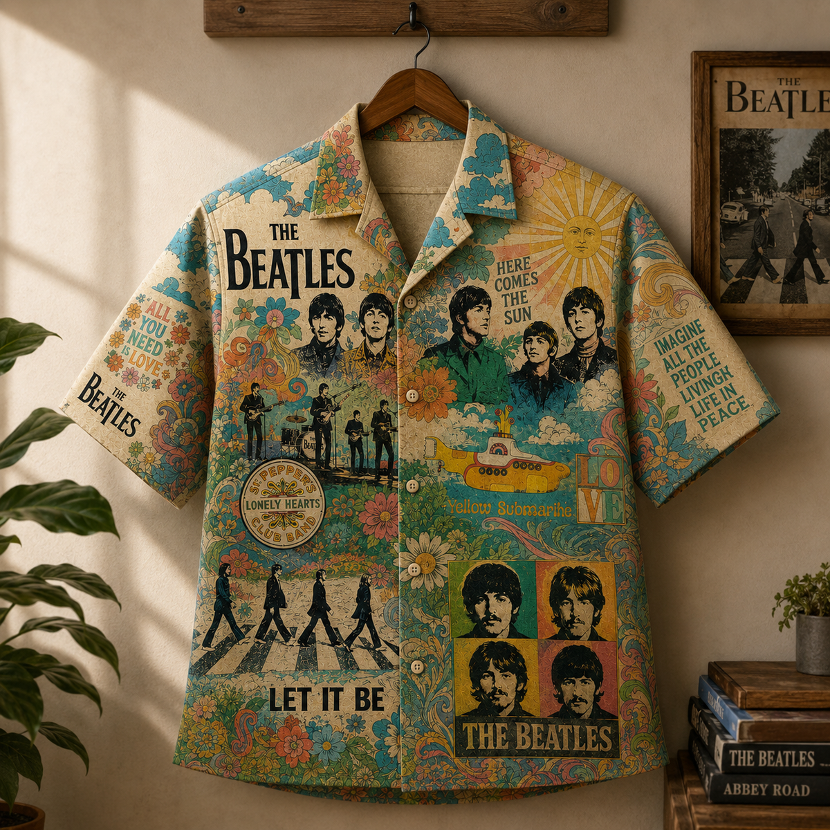 The Beatles Collection Hawaiian Shirt - Vintage Music Fan Gift 2