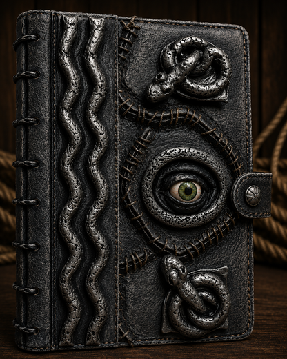 Personalized Hocus Pocus Magic Witch Leather Journal