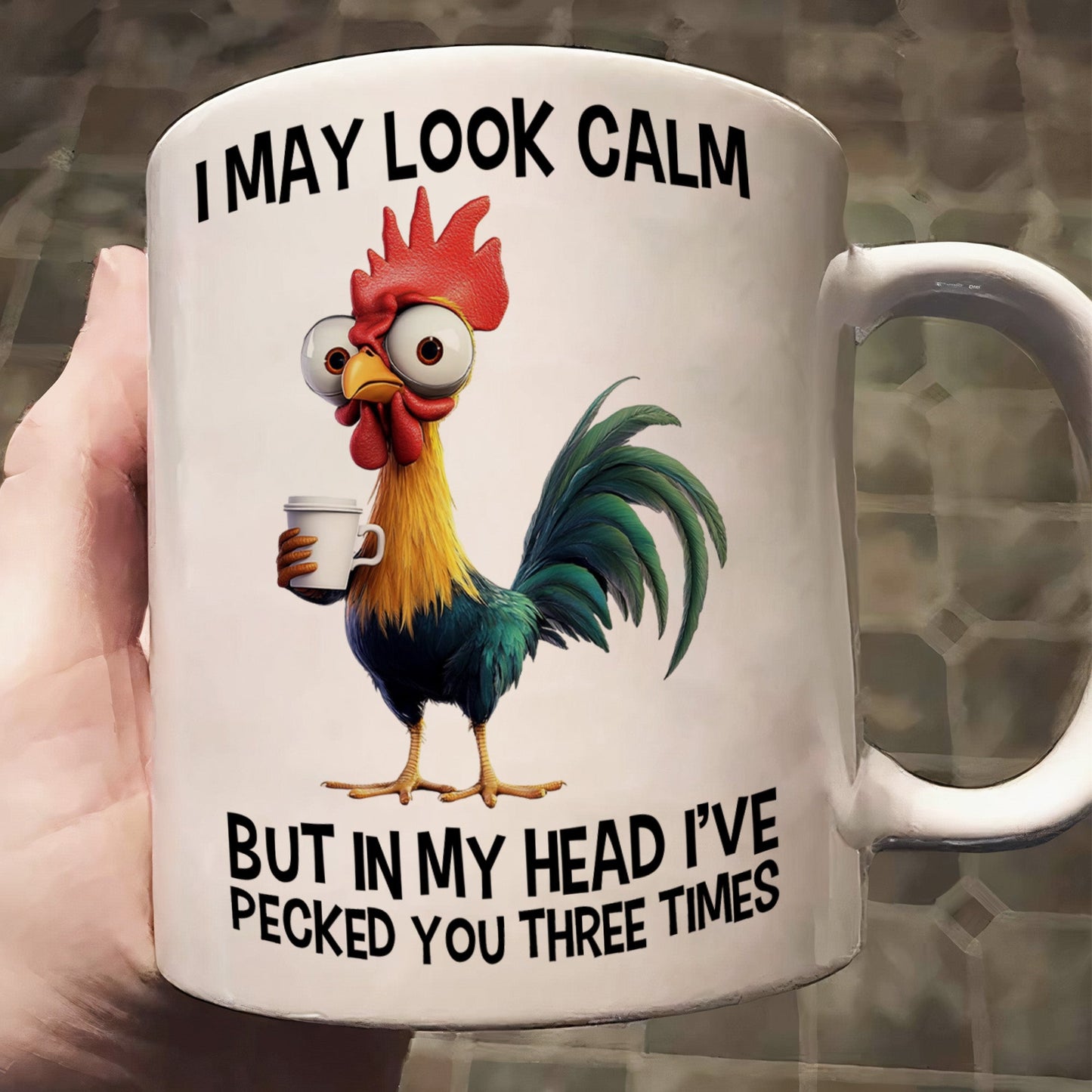 Funny Chicken Mug - I've Pecked You