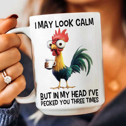 Funny Chicken Mug - I've Pecked You
