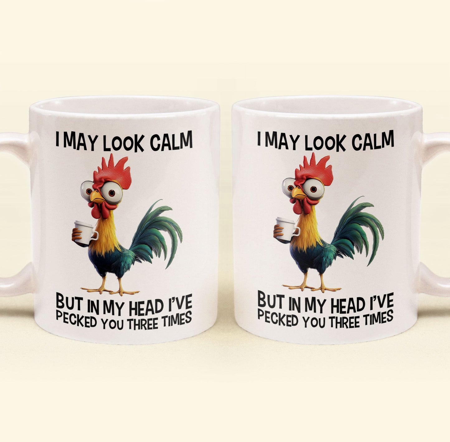 Funny Chicken Mug Gift - I've Pecked You