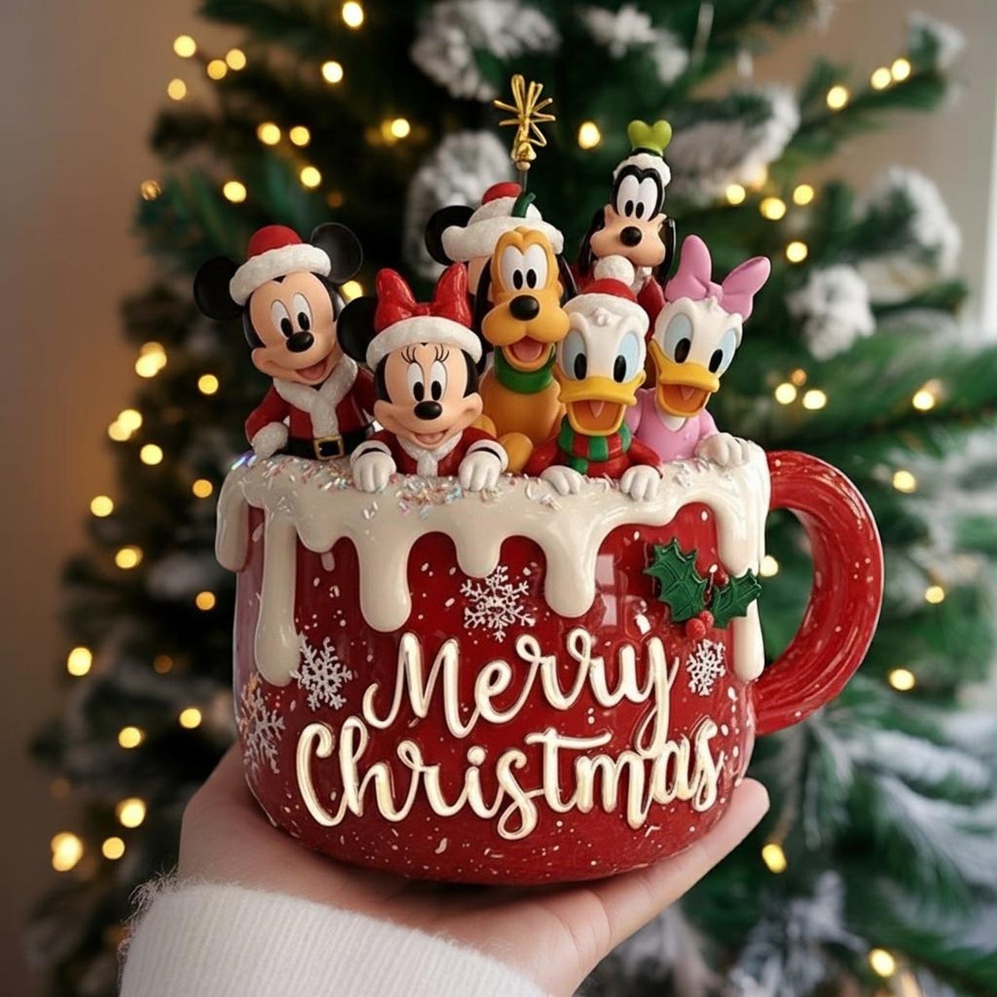 Christmas Cup Family Acrylic Ornament