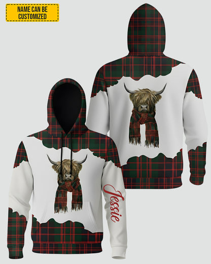 Cow Christmas - Personalized Hoodie And Leggings